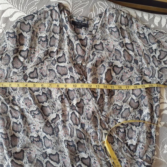 All Saints Faux Wrap Blouse - Picture 9 of 14